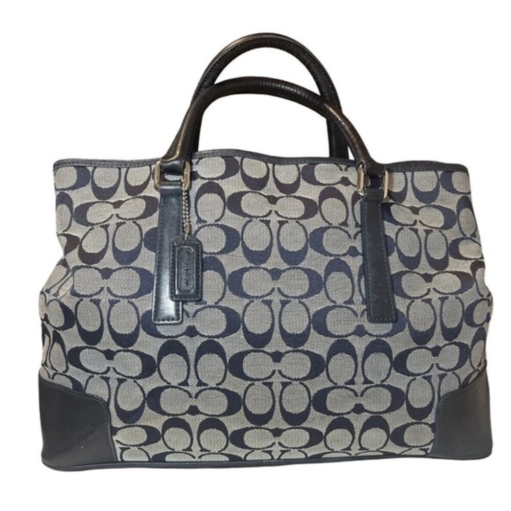 COACH Y2K Signature Sufflette Canvas Women’s handbag In Blue #6086
